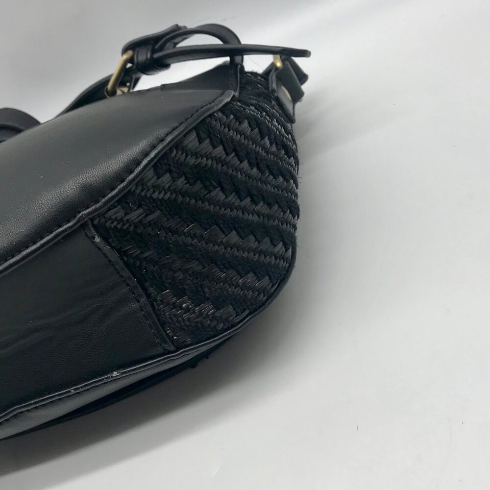 Desigual Black Faux Leather Varsovia Far West Crossbody Bag - Picture 9 of 10